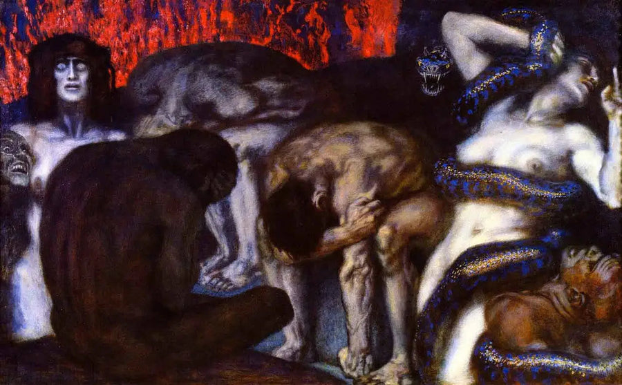 Hölle - Franz von Stuck