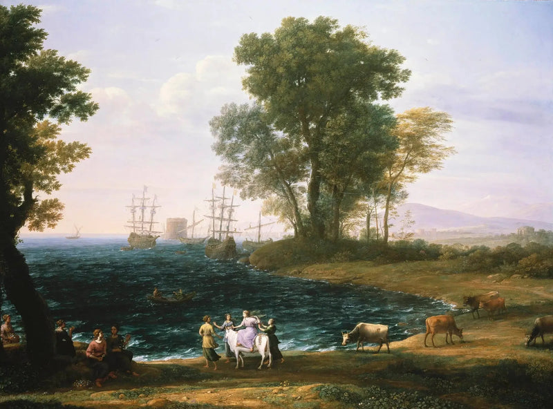 Die Entführung Europas - Claude Lorrain