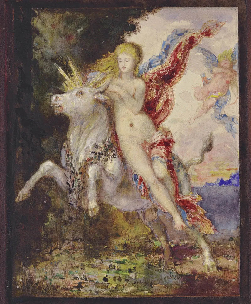 Die Entführung Europas - Gustave Moreau