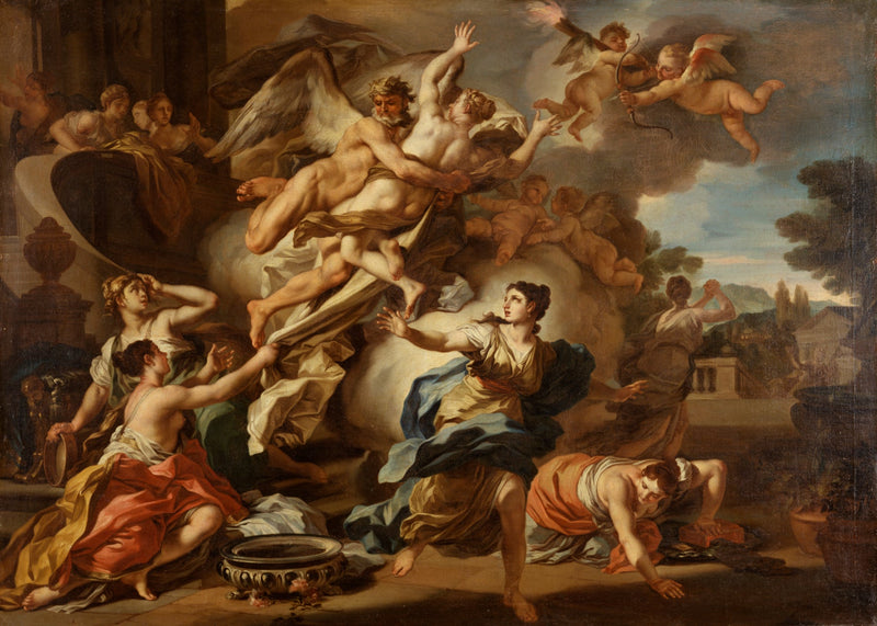 Die Entführung der Orithyia - Francesco Solimena