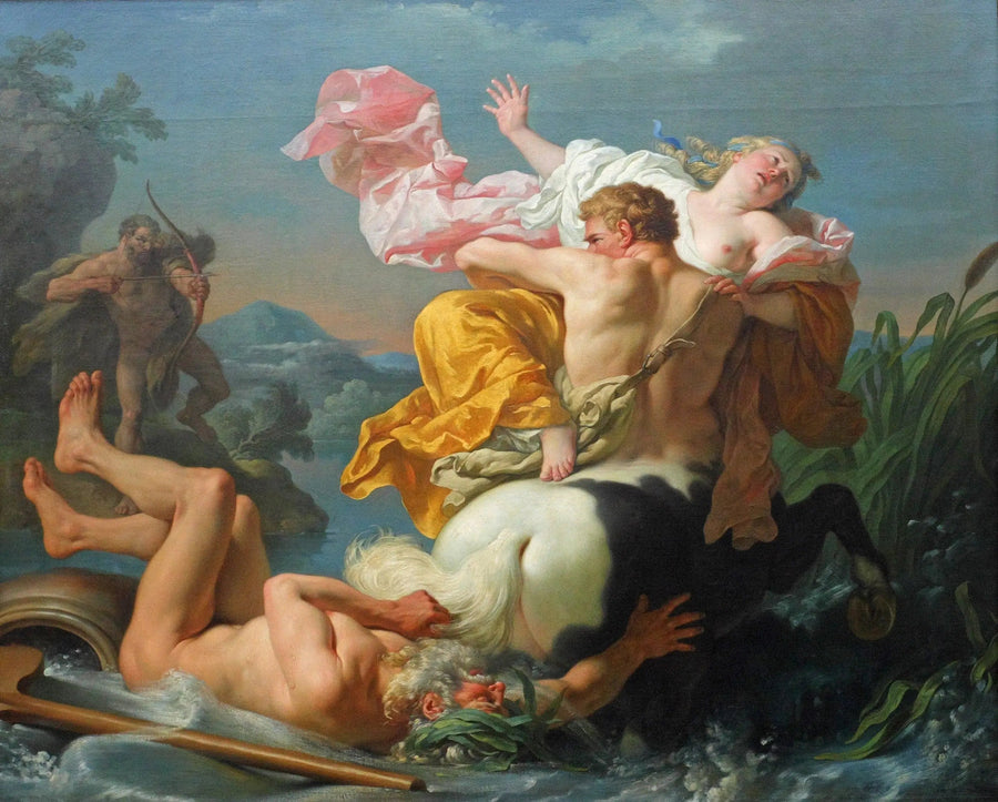 Die Entführung von Déjanire durch den Zentauren Nessus - Louis Jean François Lagrenée