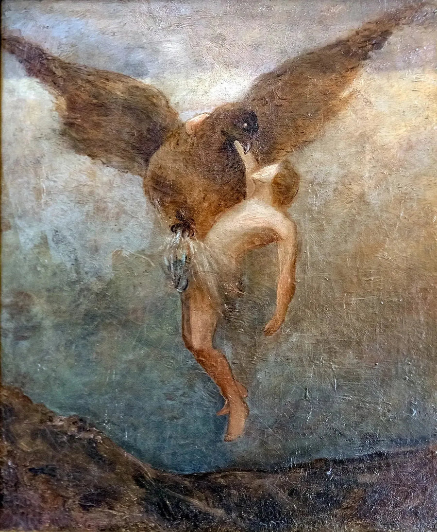 Ganymedes Entführung - Odilon Redon