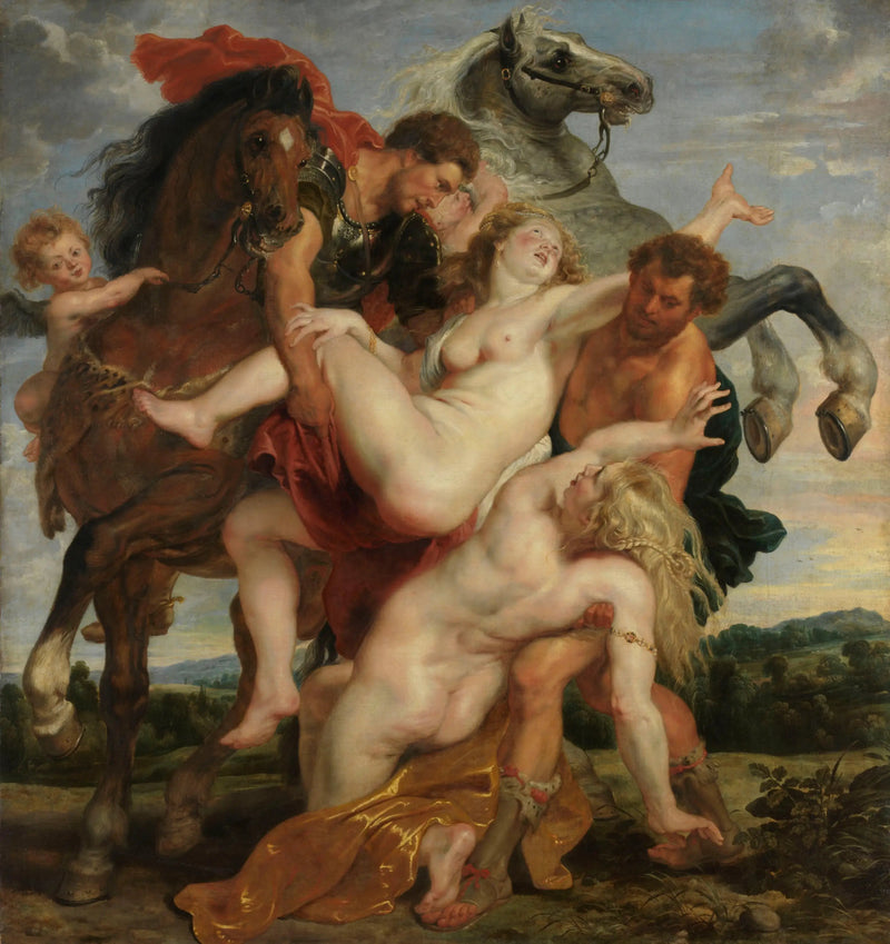 Die Entführung der Töchter des Leucippus - Peter Paul Rubens