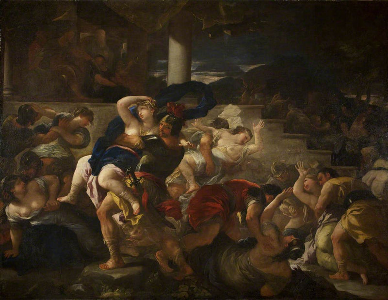 Die Entführung der Sabinerinnen - Luca Giordano