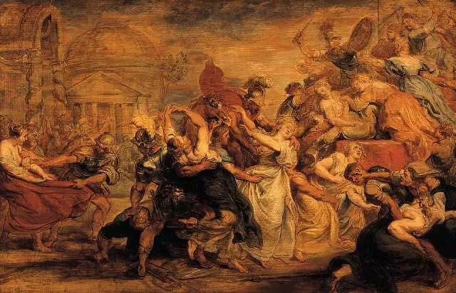 Die Entführung der Sabinerinnen - Peter Paul Rubens