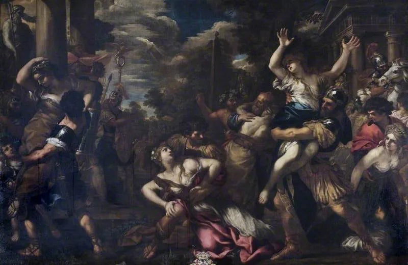Die Entführung der Sabinerinnen - Pietro da Cortona