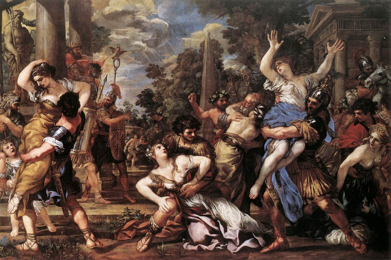 Die Entführung der Sabinerinnen - Pietro da Cortona