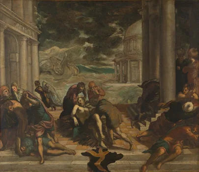 Die Enthauptung des heiligen Markus durch die Christen - Jacopo Tintoretto