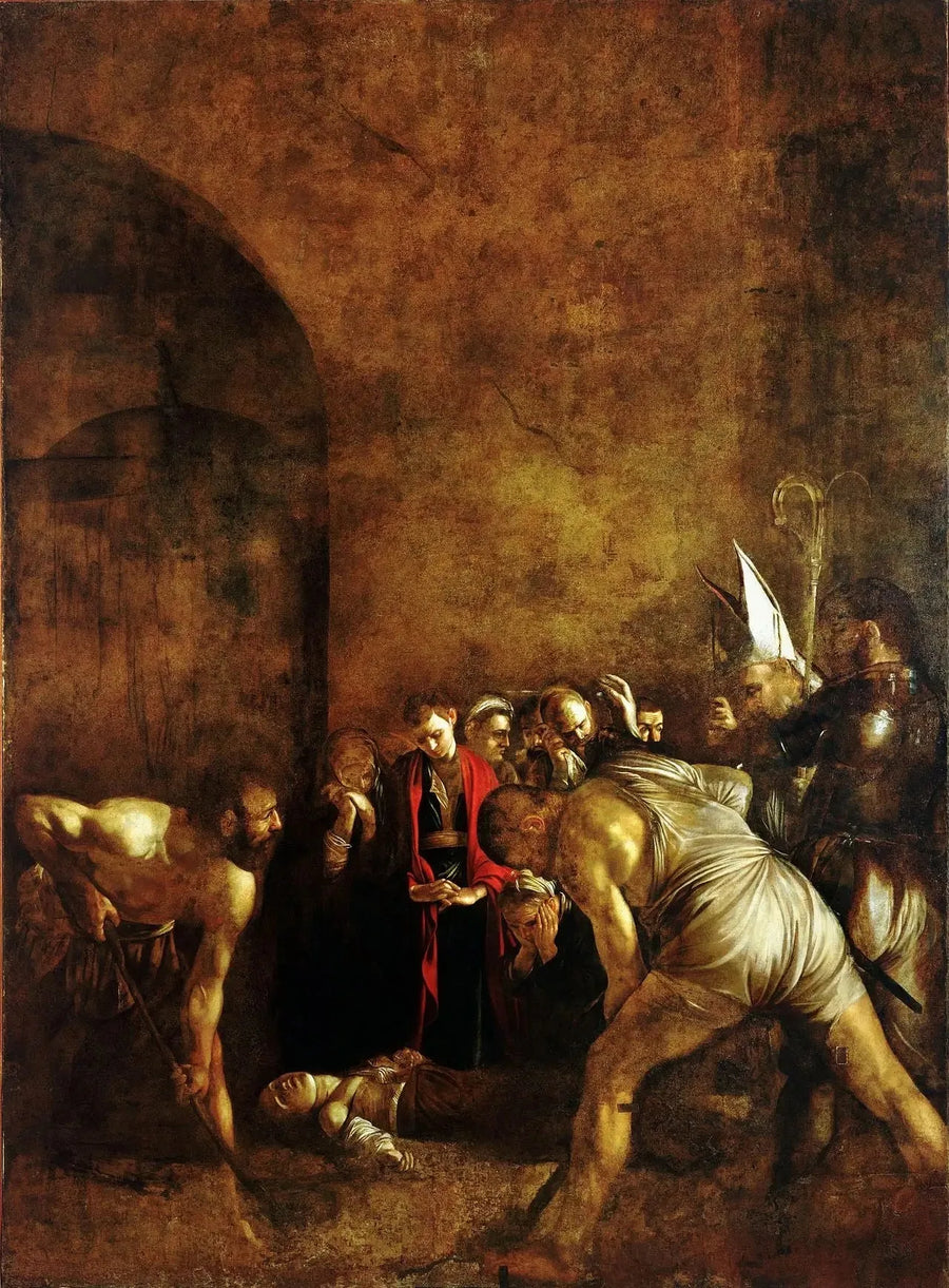 Die Beerdigung der heiligen Lucia - Caravaggio