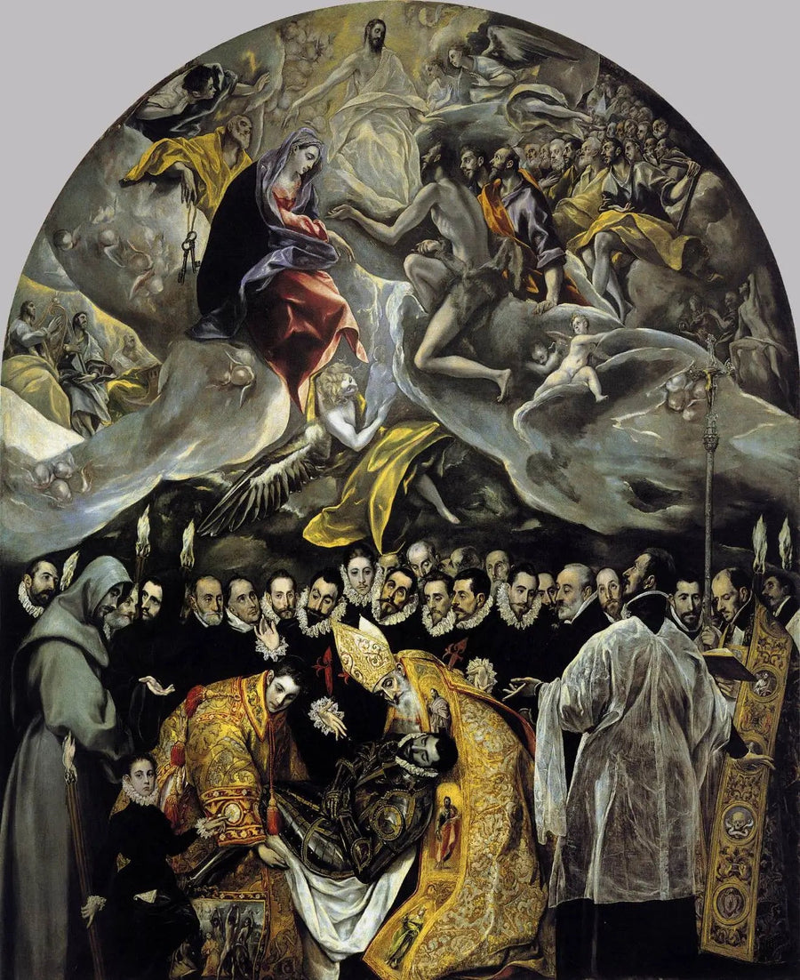 Die Beerdigung des Grafen von Orgaz - El Greco