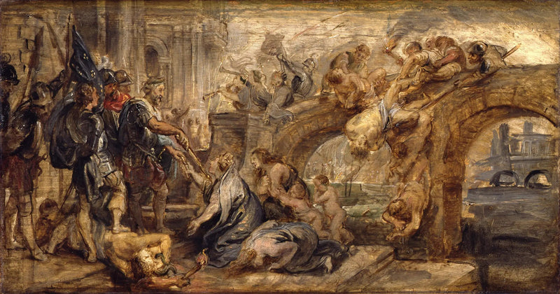 Der Eintritt in Paris von Heinrich IV - Peter Paul Rubens