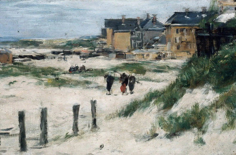 Der Eingang von Berck - Eugène Boudin