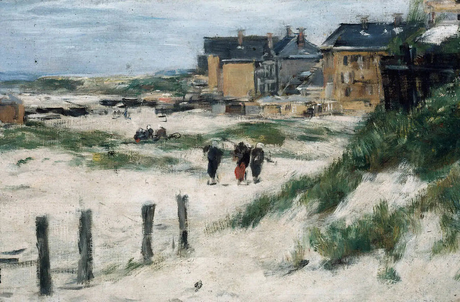 Der Eingang von Berck - Eugène Boudin