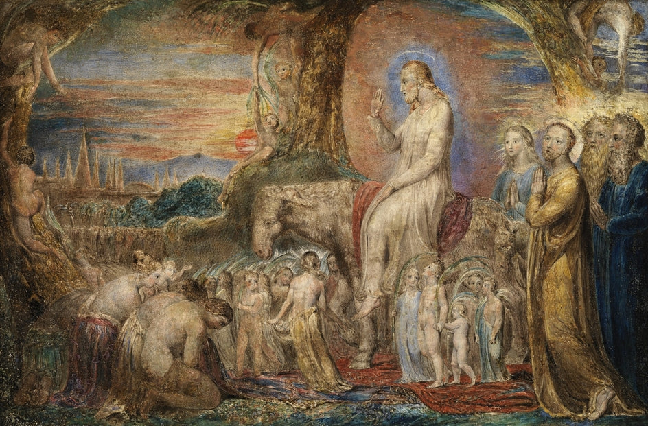 L'entrée du Christ à Jérusalem - William Blake image 1 copie de tableau peinte à la main