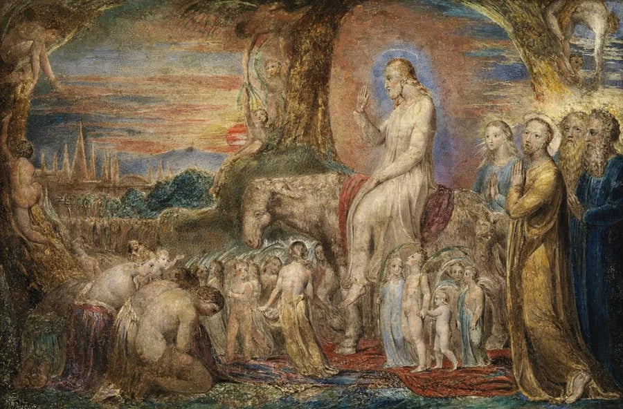 Der Einzug Christi in Jerusalem - William Blake