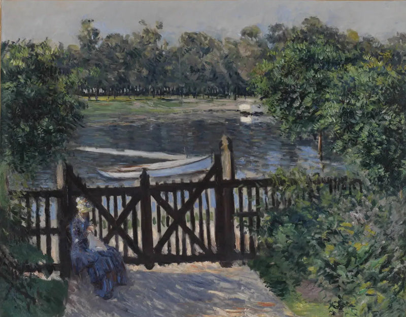 Der Eingang zum Garten, Petit-Gennevilliers - Gustave Caillebotte