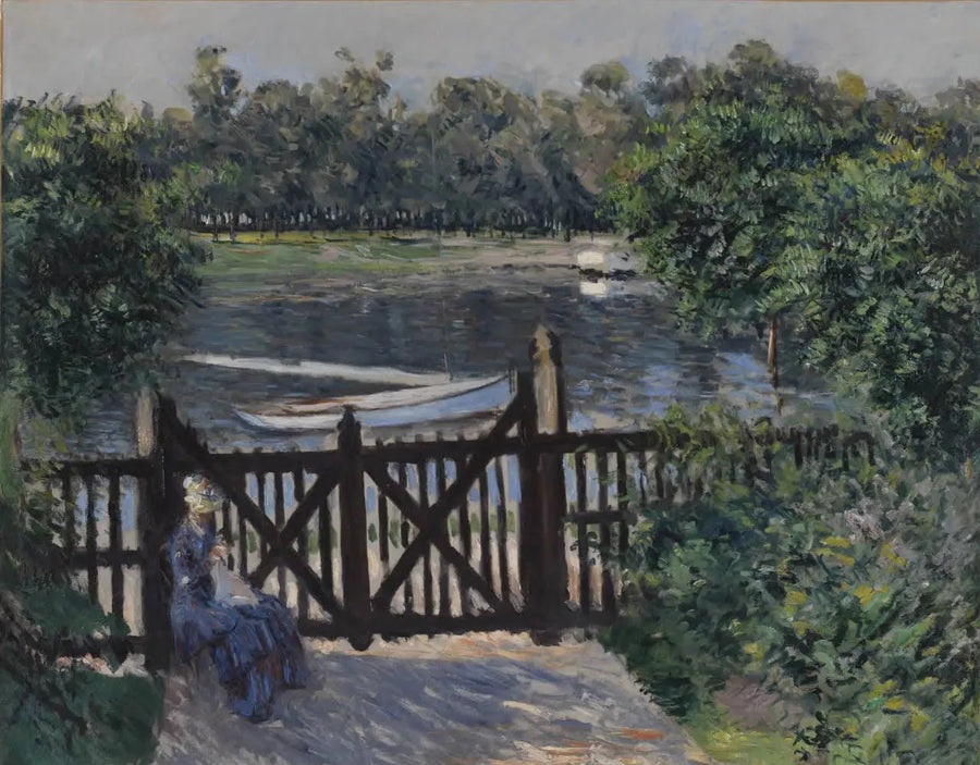 Der Eingang zum Garten, Petit-Gennevilliers - Gustave Caillebotte