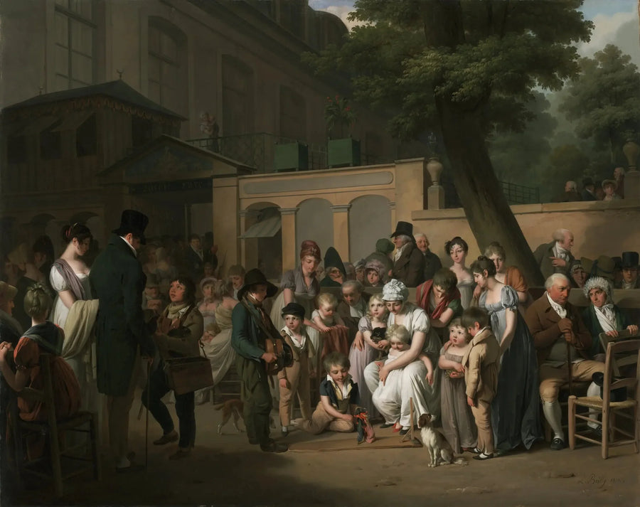 Der Eingang des türkischen Gartens - Louis-Léopold Boilly