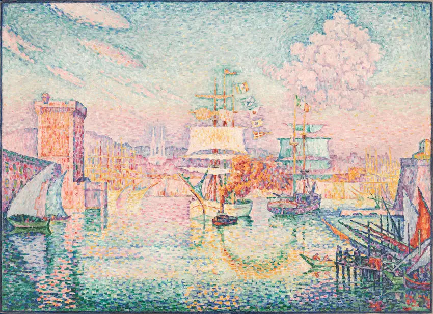 Der Eingang des Hafens von Marseille - Paul Signac