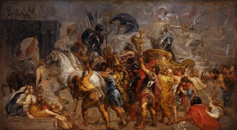 Der triumphale Einzug von Heinrich IV. in Paris - Peter Paul Rubens