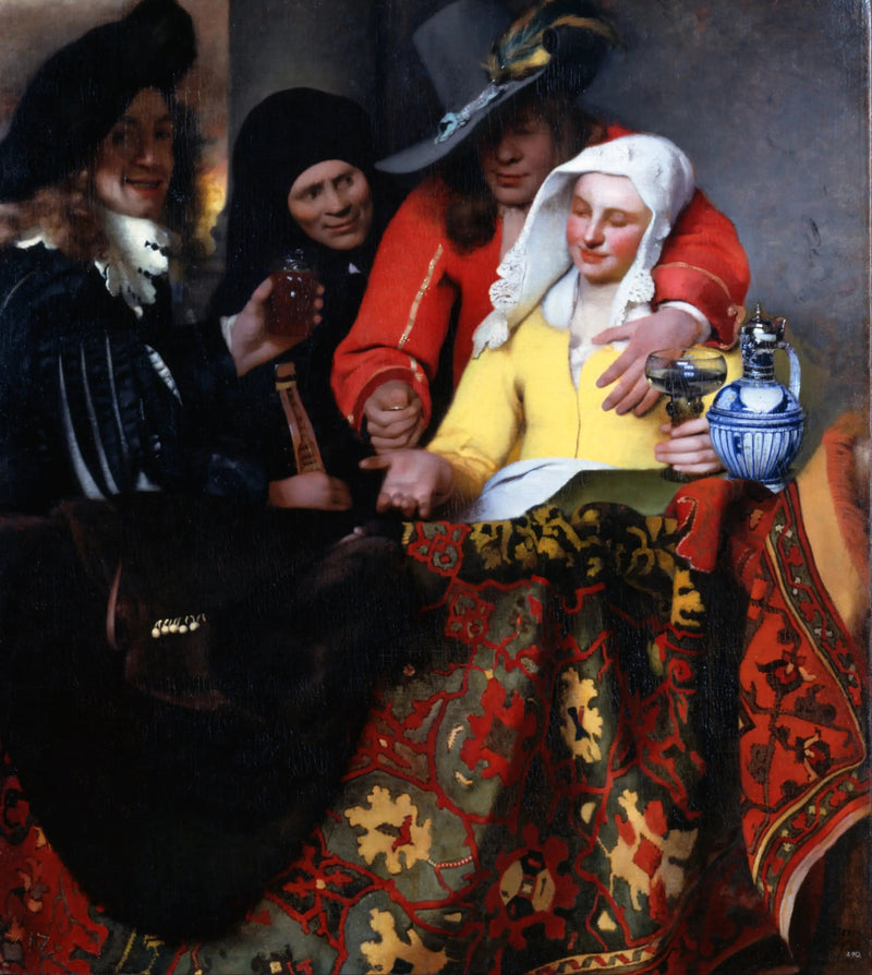 Die Heiratsvermittlerin - Johannes Vermeer