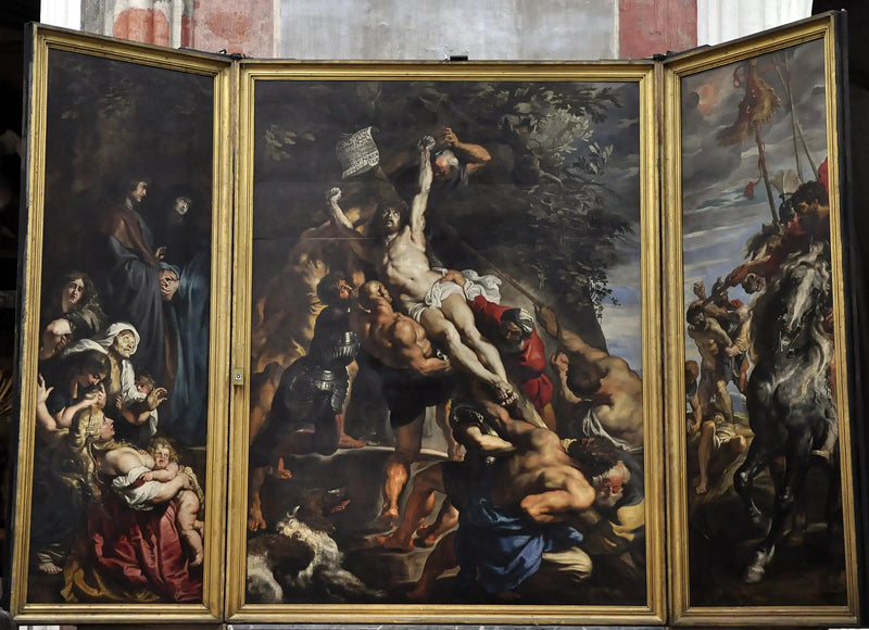 Die Erhebung des Kreuzes - Peter Paul Rubens