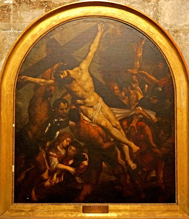 Die Erhebung des Kreuzes - Peter Paul Rubens