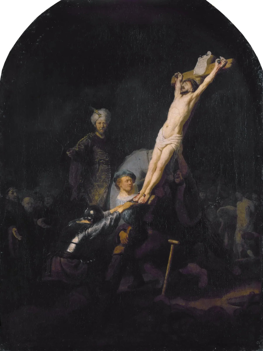 Die Erhebung des Kreuzes - Rembrandt