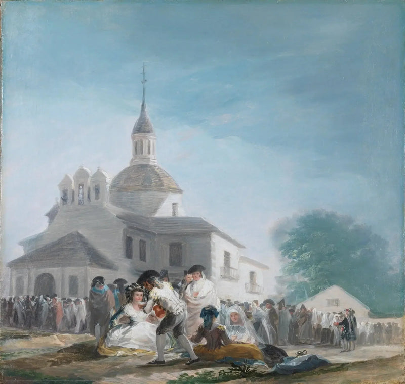 Das Ermitage von Saint Isidore - Francisco de Goya