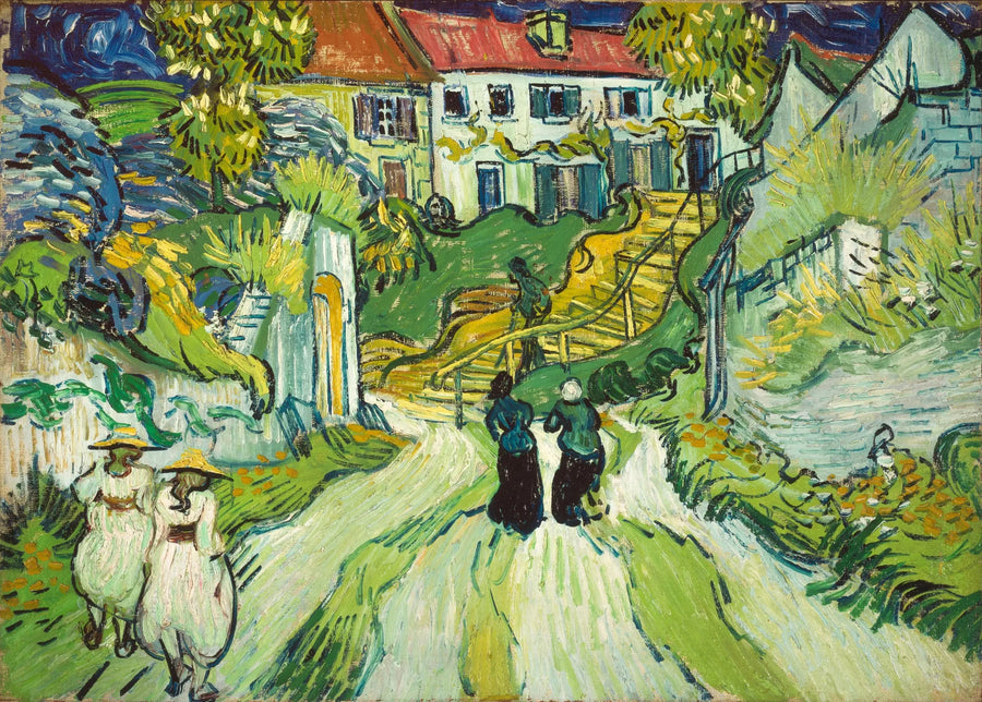 Die Treppe von Auvers - Vincent van Gogh