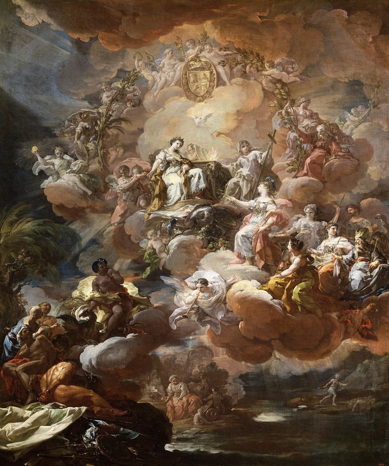 Spanien ehrt die Religion und die Kirche - Corrado Giaquinto