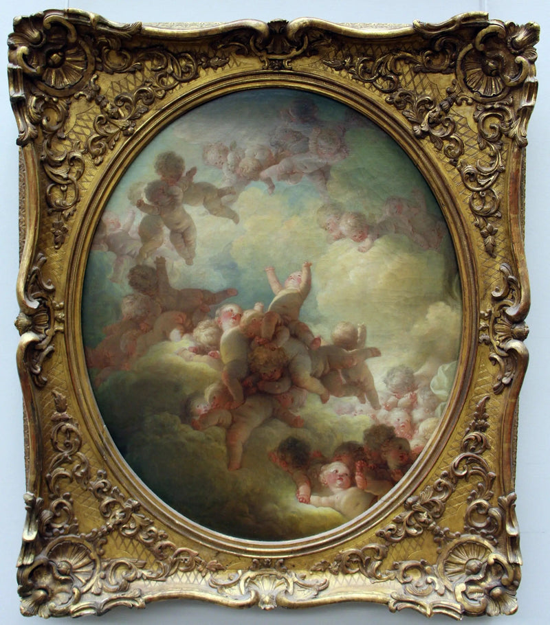 Der Schwarm der Liebe - Jean-Honoré Fragonard