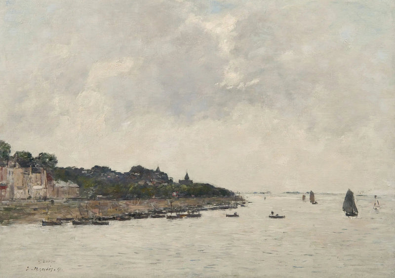 Die Somme-Mündung in Saint-Valéry-sur-Somme - Eugène Boudin