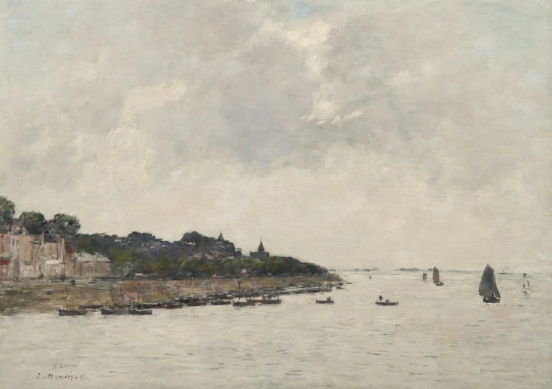 Die Somme-Mündung in Saint-Valéry-sur-Somme - Eugène Boudin