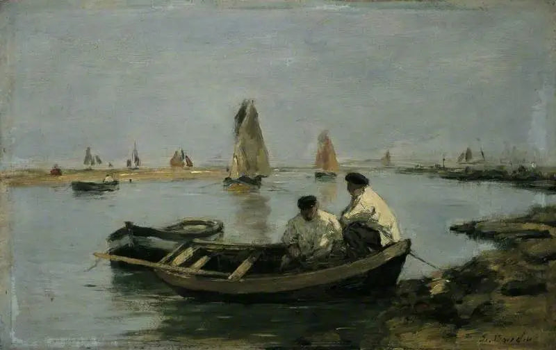 Der Ästuar - Eugène Boudin