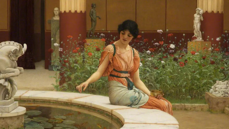 Der Fischteich - John William Godward