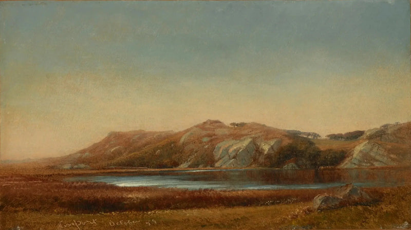 Der Almy-Teich, Newport, Rhode Island - John Frederick Kensett