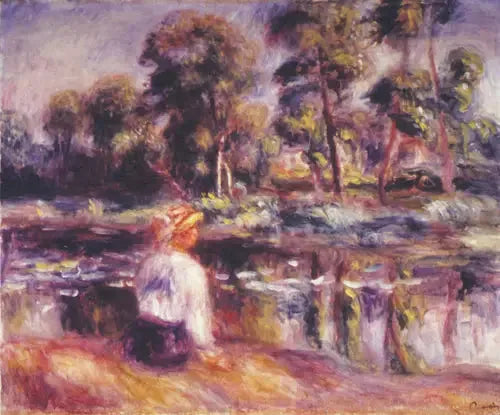 Der Teich von Chaville - Pierre-Auguste Renoir