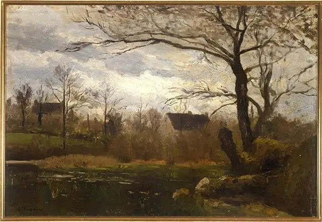 Der Teich von Montfoucault - Camille Pissarro