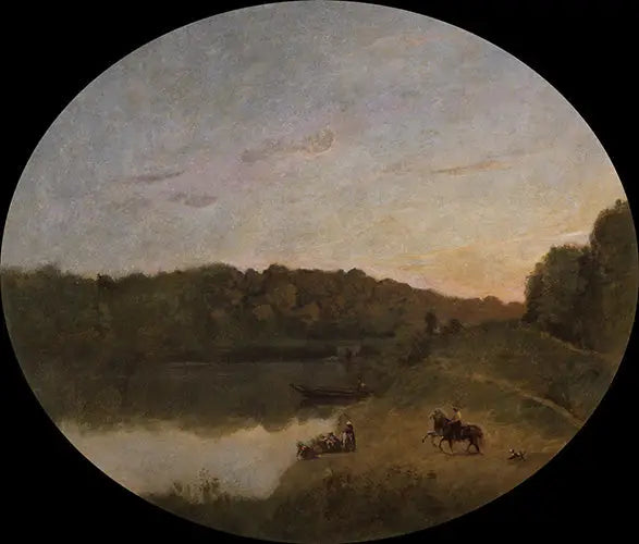 Der Teich von Ville-d'Avray - Jean-Baptiste Camille Corot