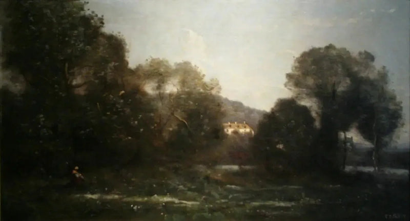 Der Teich von Ville d'Avray - Jean-Baptiste Camille Corot
