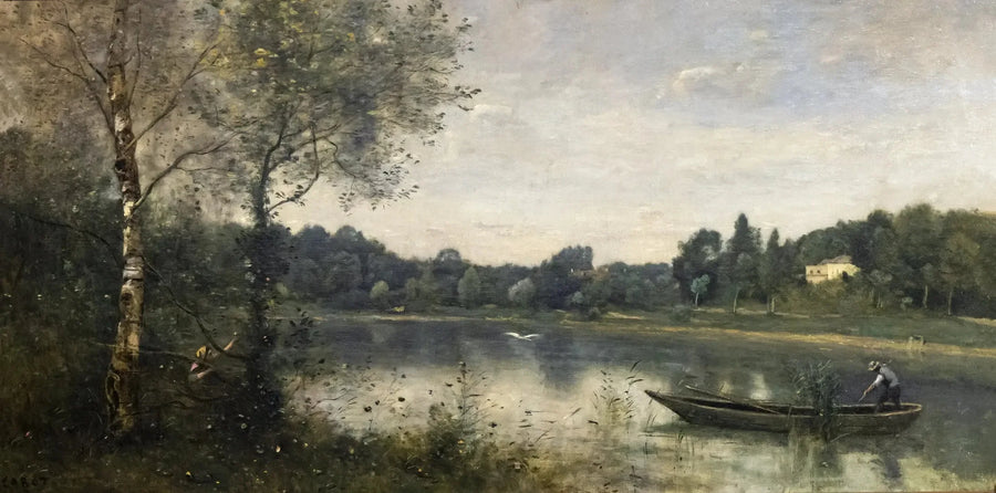 Der Teich von Ville-d'Avray - Jean-Baptiste Camille Corot