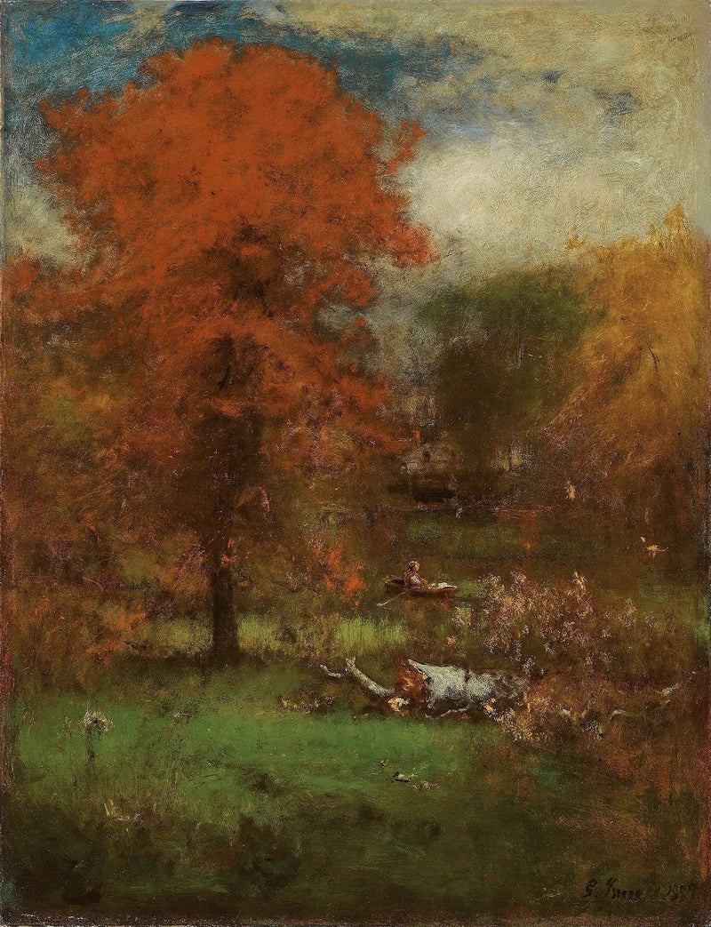 Der Teich der Mühle - George Inness