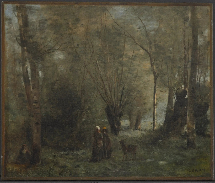 Der Teich - Jean-Baptiste Camille Corot