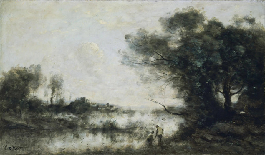 Der Teich - Jean-Baptiste Camille Corot