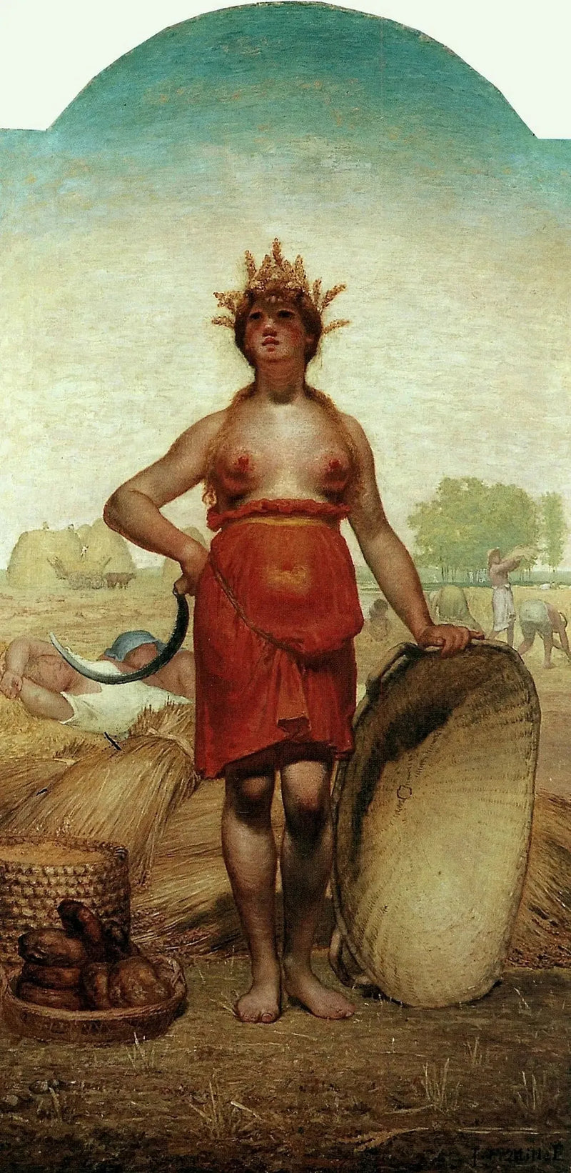 Der Sommer oder Ceres - Jean-François Millet