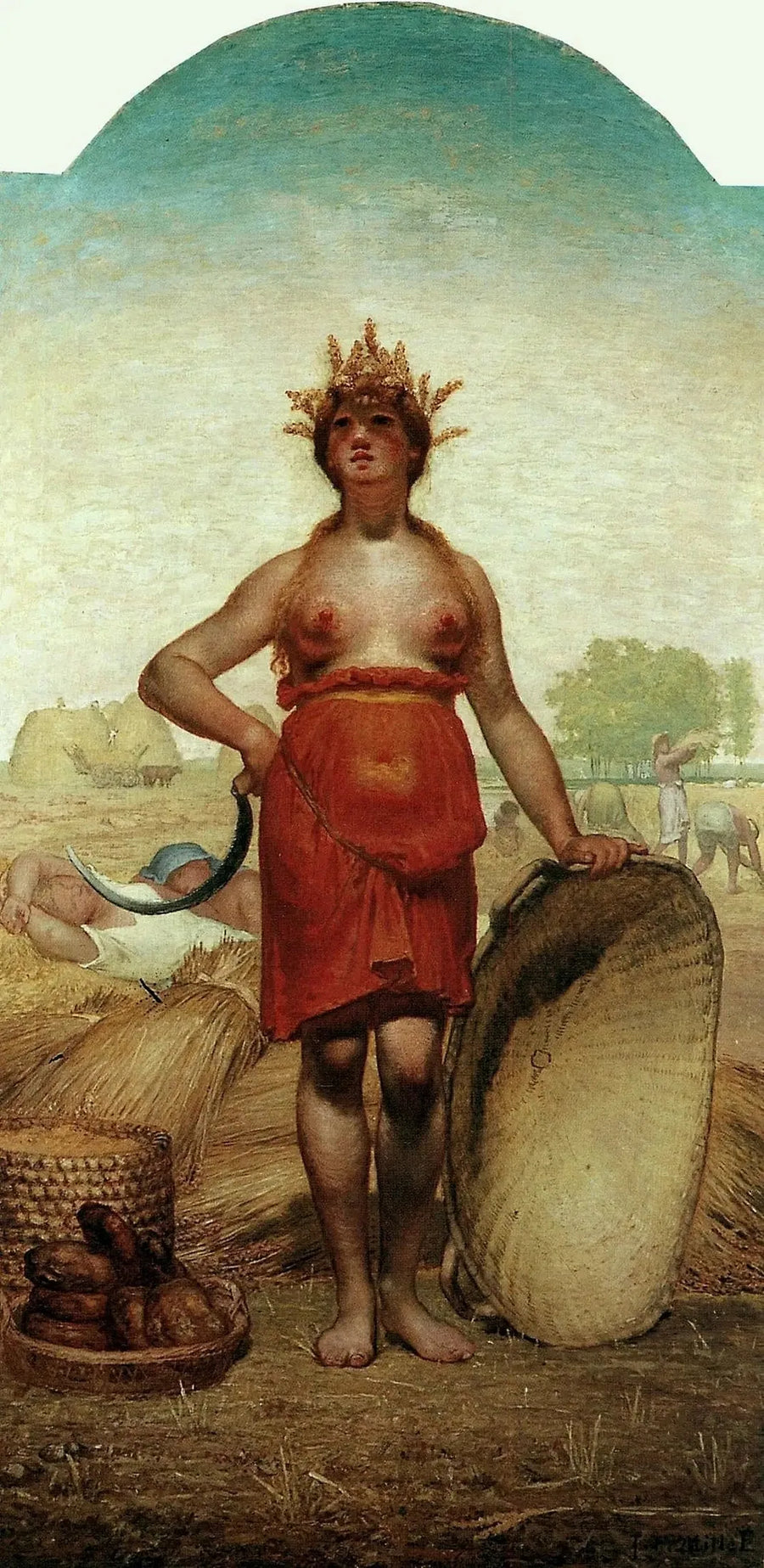 Der Sommer oder Ceres - Jean-François Millet