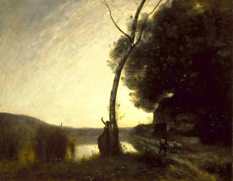Der Stern der Hirten - Jean-Baptiste Camille Corot