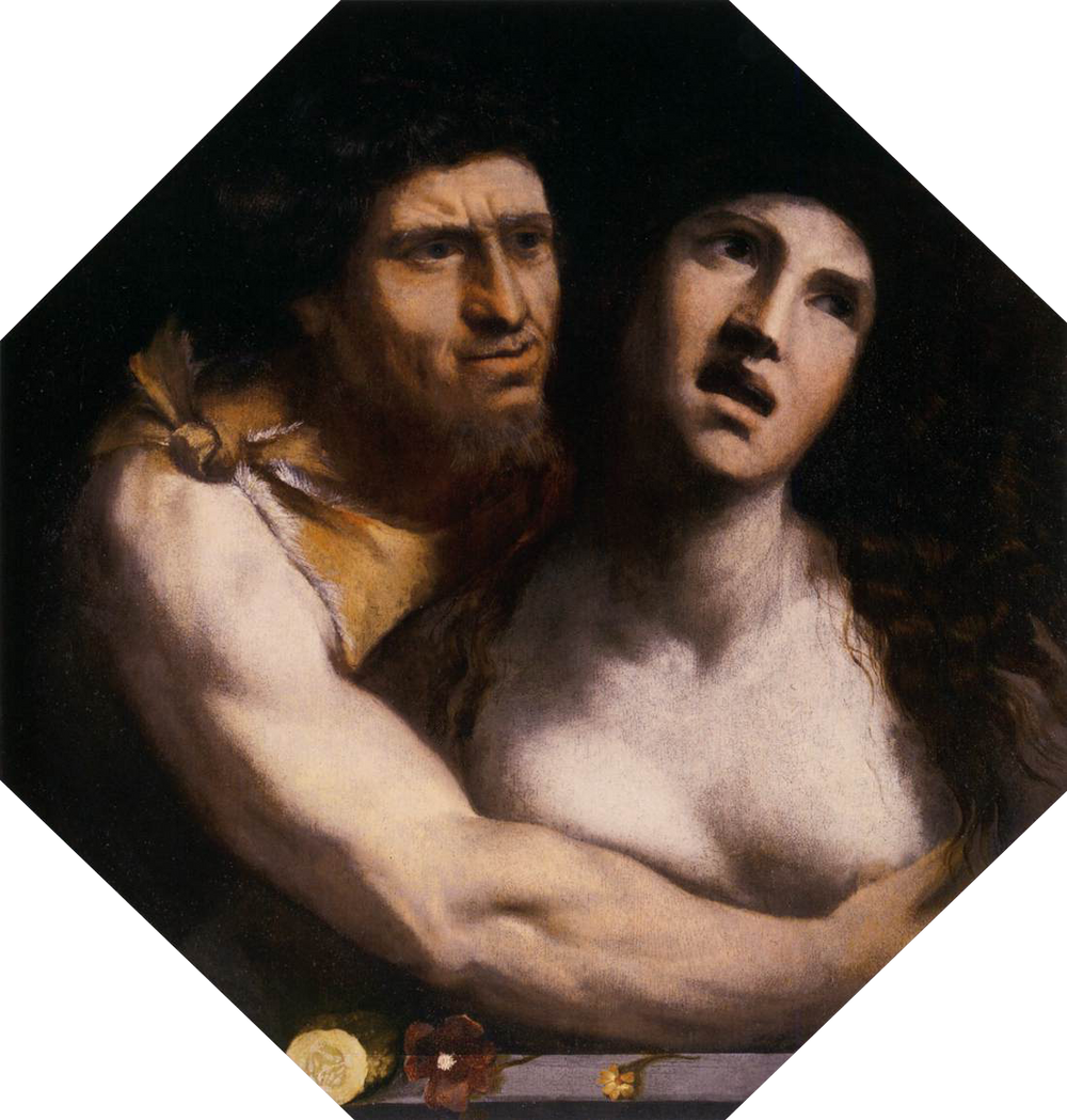 L'Étreinte - Dosso Dossi image 1 copie peinte à la main à l’huile