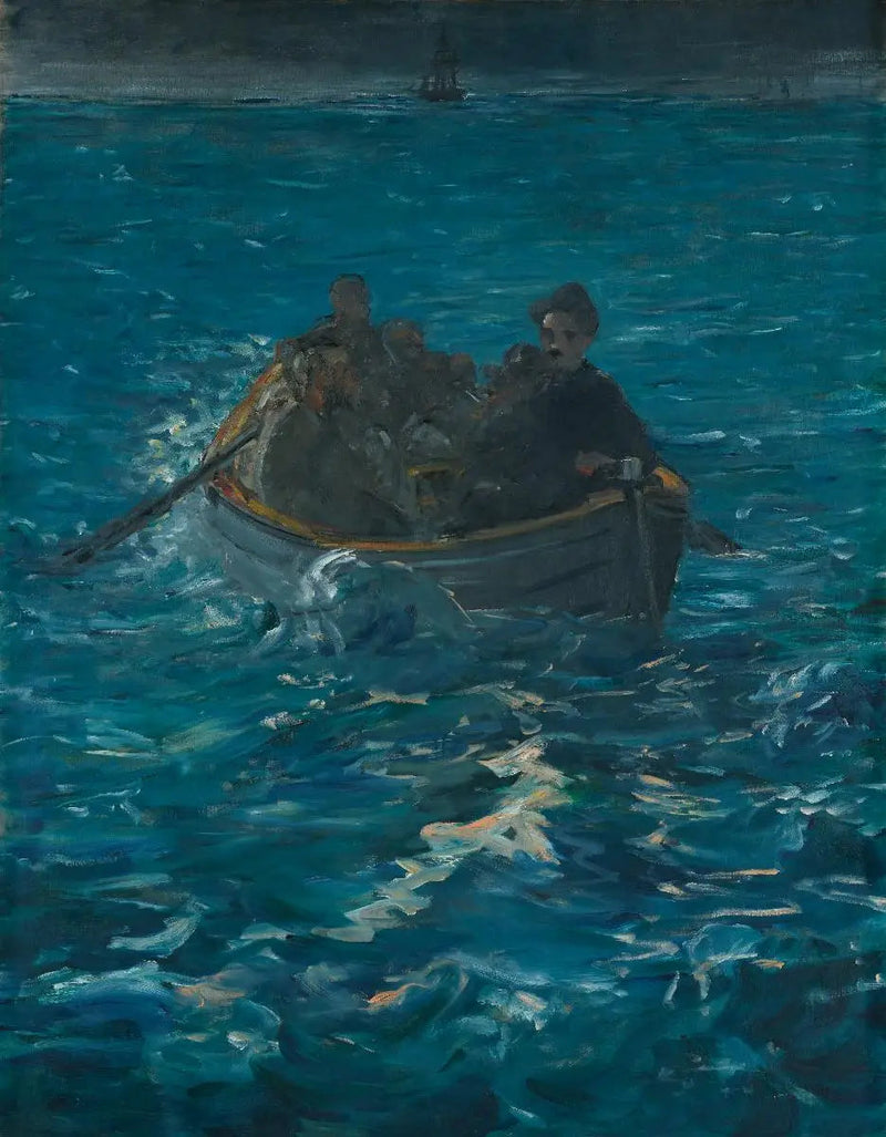 Die Flucht von Rochefort - Édouard Manet